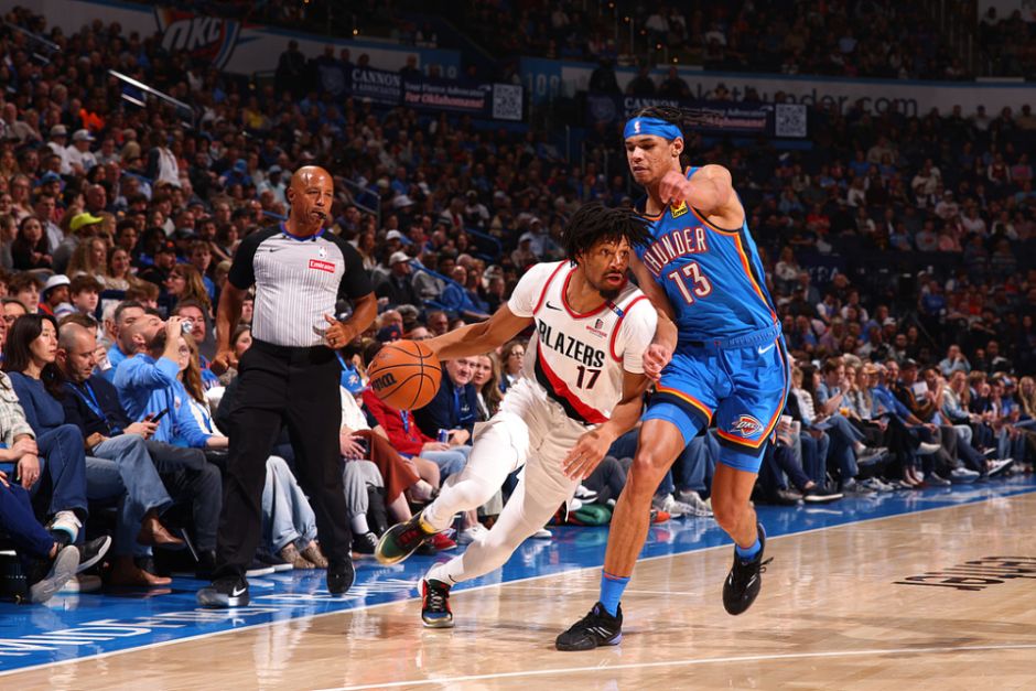 NBA季后赛开拓者再胜雷霆,继续领先系列赛 NBA季后赛开拓者再胜雷霆,继续领先系列赛