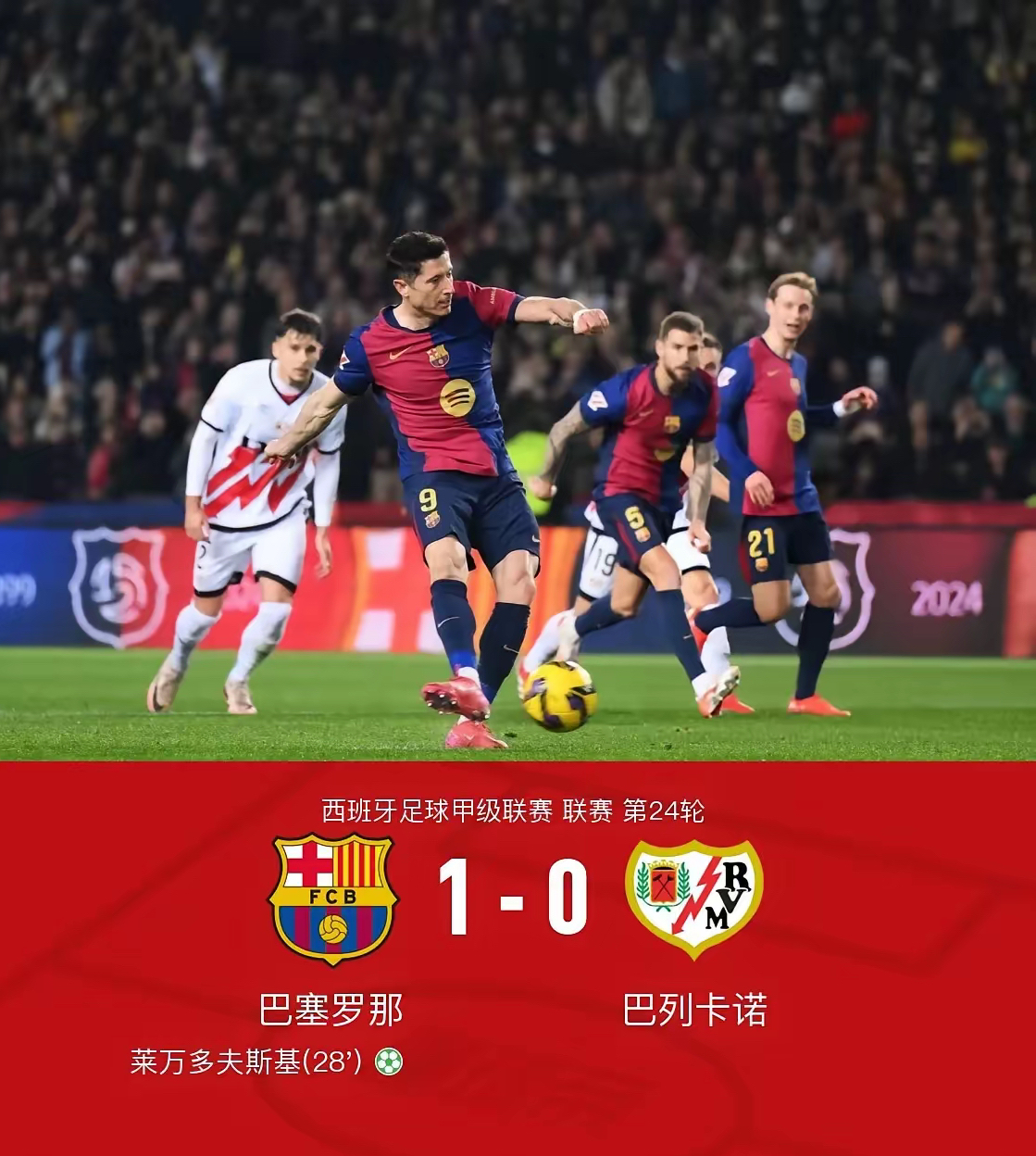 巴塞罗那前锋获得得分王称号