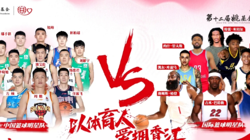篮球明星组队参加慈善篮球赛事 篮球明星组队参加慈善篮球赛事